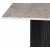 Decibel rundt spisebord 90x90 cm - Svart / Beige marmor
