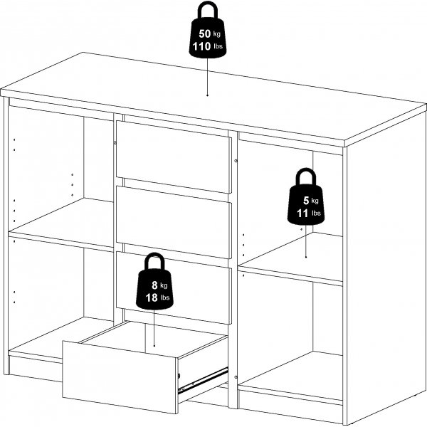 Naia skjenk - Hickory
