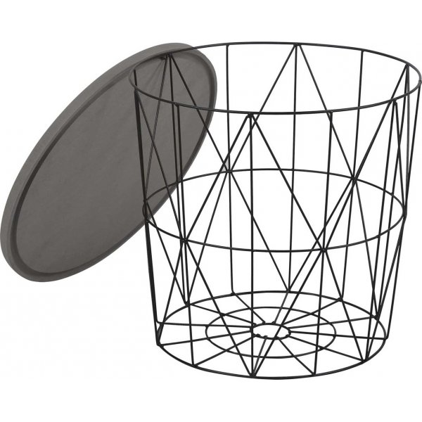 Roseanne lampebord - Gr�/svart