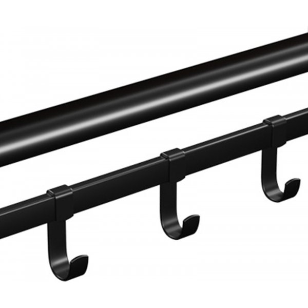 Aleksander hattehylle 66 cm - Brun/svart Aleksander hattehylle 66 cm - Brun/svart