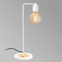 Harput bordlampe - Hvit/gull