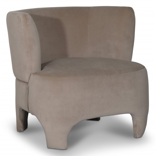 Stenkyrka lenestol - Beige flyel
