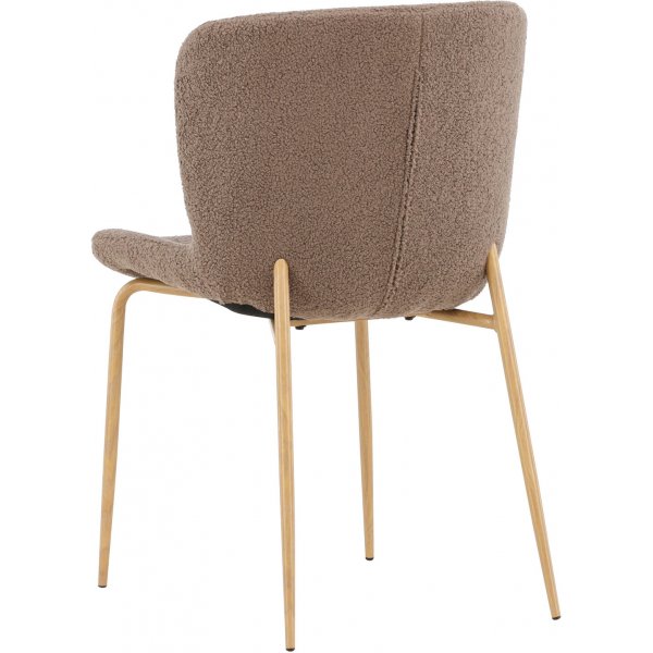 Modesto spisestol - Brun boucle Modesto spisestol - Brun boucle