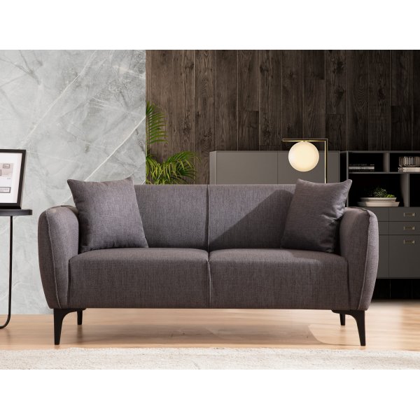 Belissimo 2-seters sofa - M�rkegr�