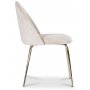 Plaza spisegruppe, marmorbord med 4 st Plaza flyelstoler - Beige/Gr/Svart