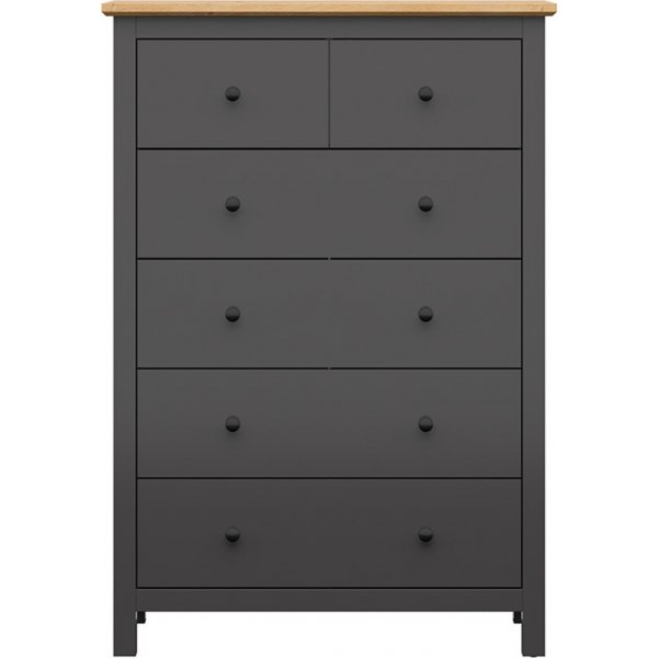 Hesen kommode 145 cm - Grafitt