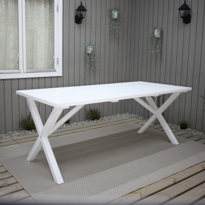 Spisebord Scottsdale 190 cm - Hvit + Flekkfjerner for mbler