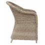 Utegruppe: 6 stoler og bord 200 x 100 cm rotting - Hampton/Mercury