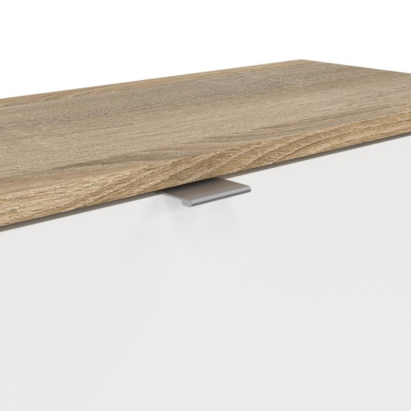 Lisa skoskap med 3 d�rer - Hvit / tre