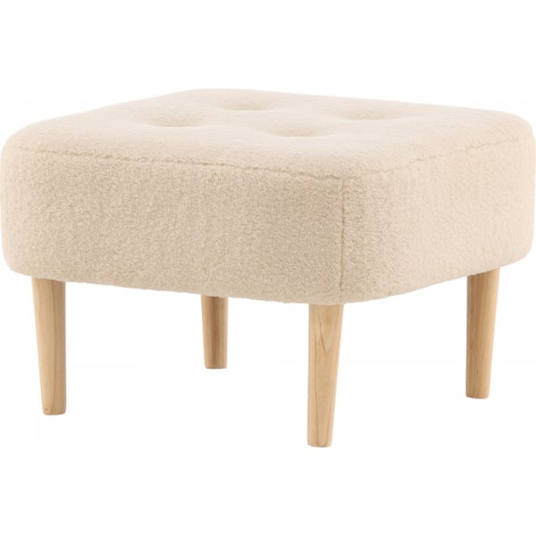 Salina puff - Hvit fleece