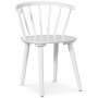 Pose spisegruppe: Bord 130 cm inkludert 4 stk Dalsland karmstoler - Hvitbeiset eik