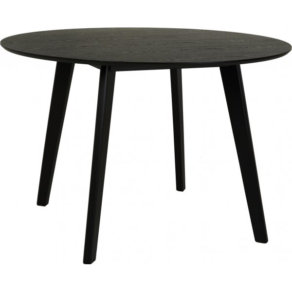 Heby rundt spisebord 120 cm - Svartbeiset ask