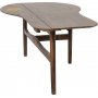 Emil salongbord med klaff 110x46 cm - Brun