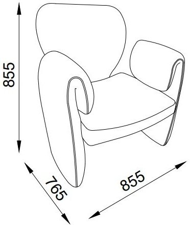 Geneve lenestol - Grønn Geneve lenestol - Grønn