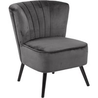Lenestol i stoff online | Trendrom.no Tulip designer lenestol Lysegrå Velour 5895 NOK
