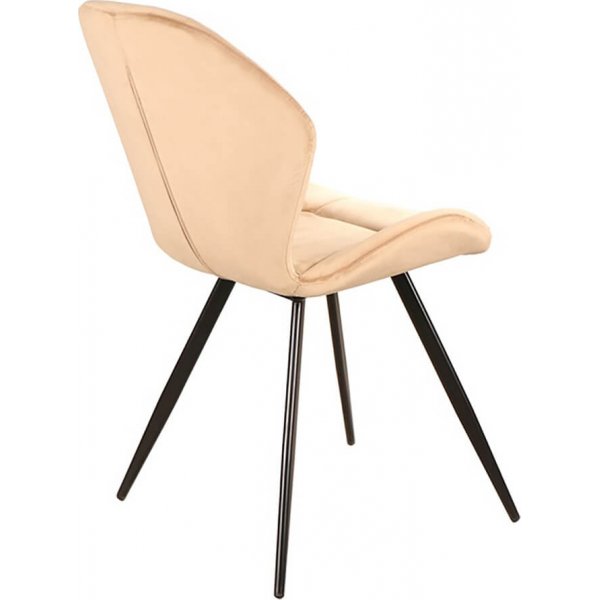 Ginger spisestuestol - Beige fløyel Ginger spisestuestol - Beige fløyel
