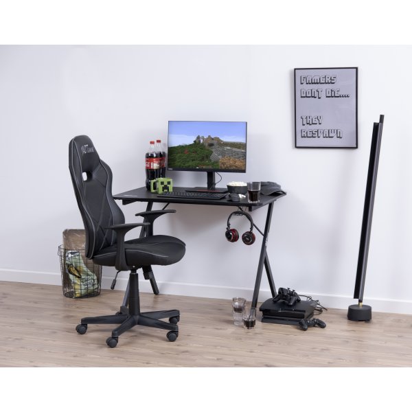 Vayne gaming stol - Sort/grå Vayne gaming stol - Sort/grå