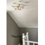 Plafond Cosmos - Matt messing / opalhvit