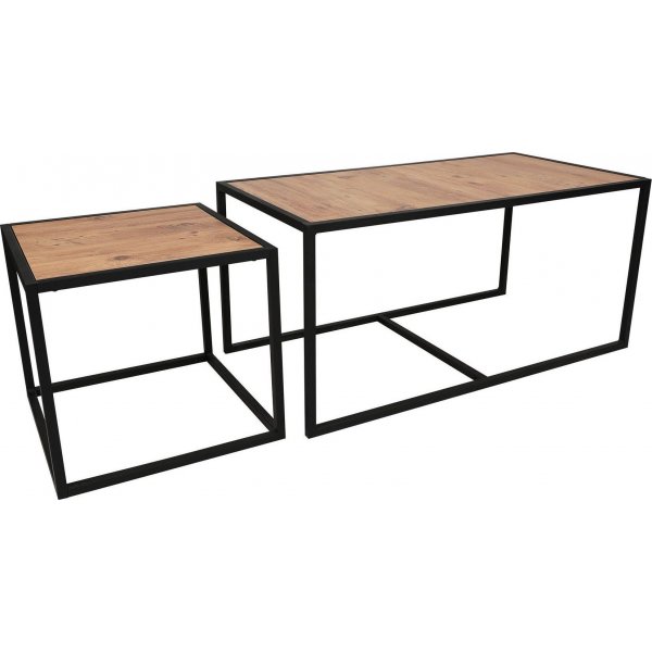 Atlantis salongbord - Valnøtt/svart Atlantis salongbord - Valnøtt/svart