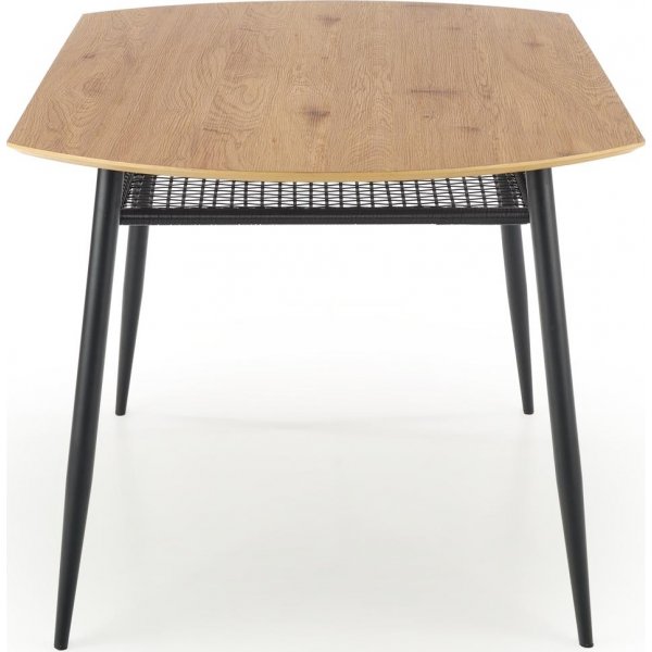 Rankin spisebord 160 cm - Eik/sort Rankin spisebord 160 cm - Eik/sort