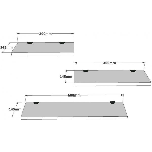 Wally vegghylle - Hvit