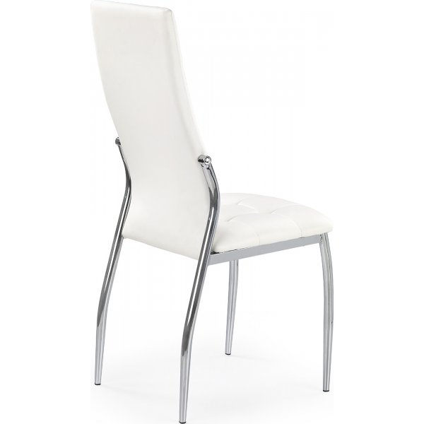 Stol Nicolas - Hvit/krom + Mbelftter