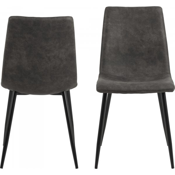 Winnie spisestuestol - antrasitt