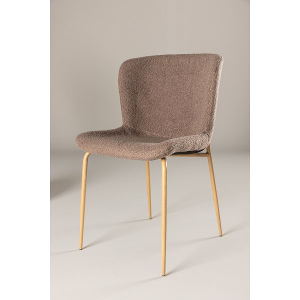 Modesto spisestol - Brun boucle Modesto spisestol - Brun boucle