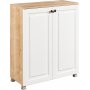 Tuvalle 35 skoskap - Safir eik/valntt