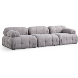 Petite 3-seters sofa - Lys gr