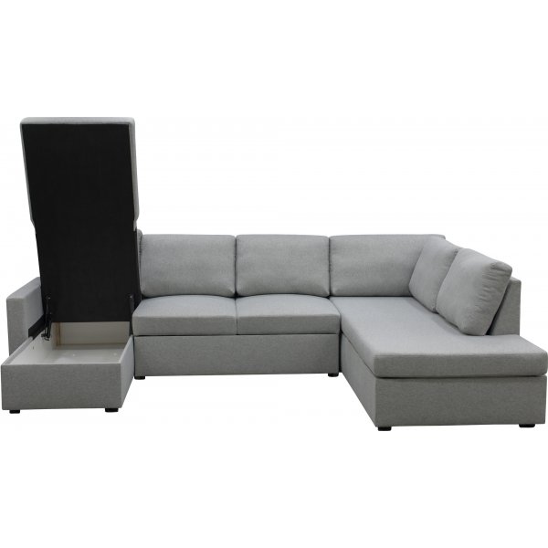 U sofa sovesofa grå - Tärnö + Flekkfjerner for møbler U sofa sovesofa grå - Tärnö + Flekkfjerner for møbler