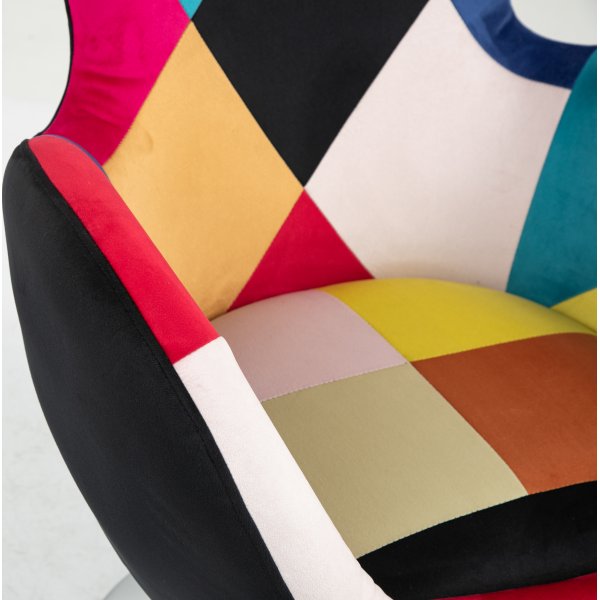 Lucille lenestol - Multi/krom