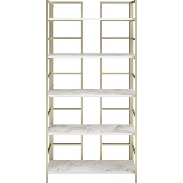 Tinleys bokhylle - Gull/hvit