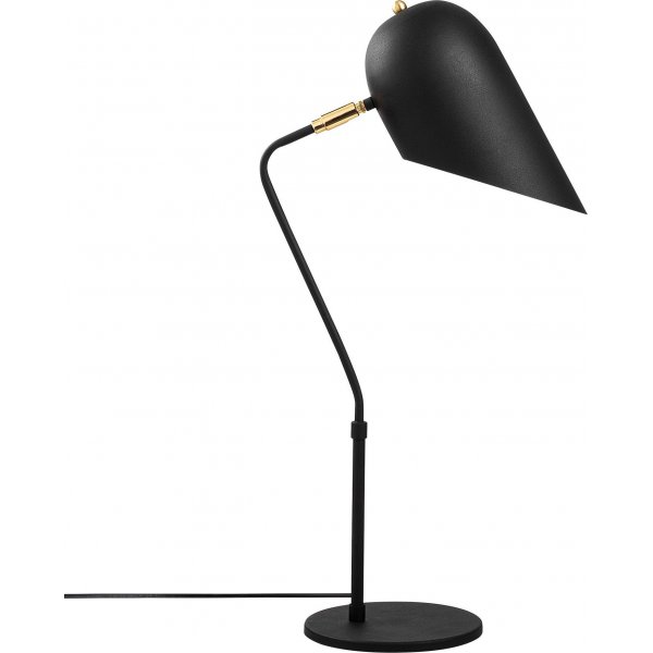 Kesik bordlampe - Svart/gull