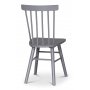 Sintorp spisegruppe, rundt spisebord 115 cm inkludert 4 stk. gr Orust pinnestoler - Hvit marmor (Laminat)