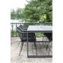 Denver spisebord - Gr/svart - 220x100 cm + Flekkfjerner for mbler