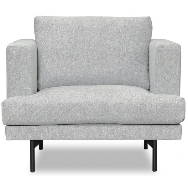 Smilla fåtölj - Ljusgrått tyg Smilla fåtölj - Ljusgrått tyg