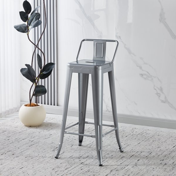 Iris barkrakk i metall - Setehøyde 76 cm Iris barkrakk i metall - Setehøyde 76 cm