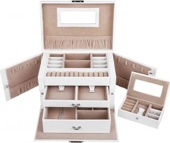 Carat smykkeskrin - Hvit