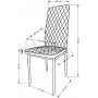 Cadeira spisestuestol 501 - Cappuccino