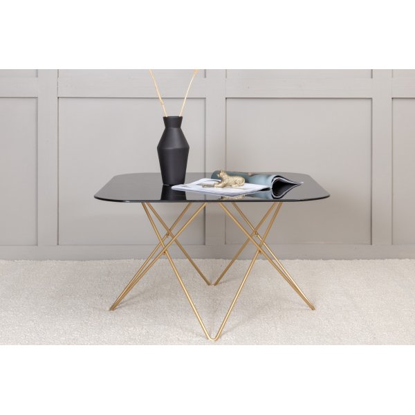 Michel salongbord - Svart marmor