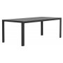 Spisegruppe 6 stoler og spisebord 205 x 90 cm svart/gr - Las Vegas