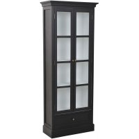 Holmby vitrineskap - Sort/hvit Holmby vitrineskap - Sort/hvit