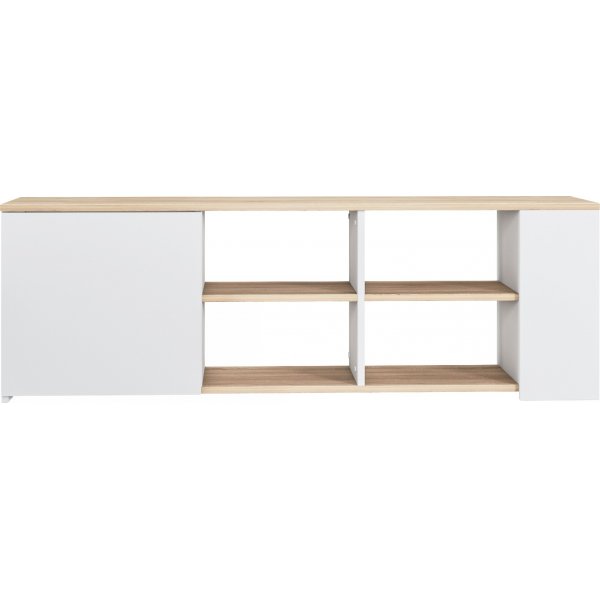 Roma mediabenk - Eik/hvit