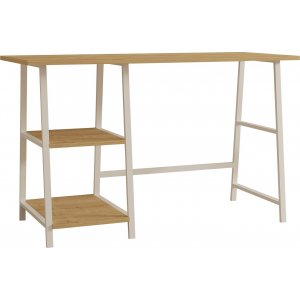 Dobra skrivebord 120 x 51 cm - Safir eik/hvit