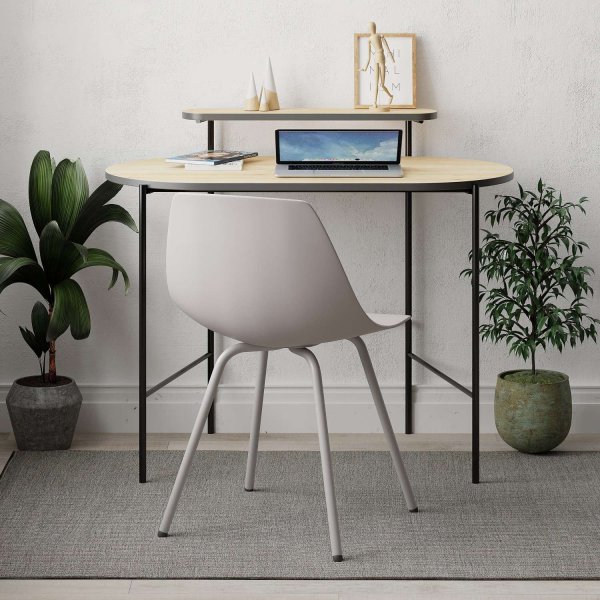 Lob skrivebord - Eik