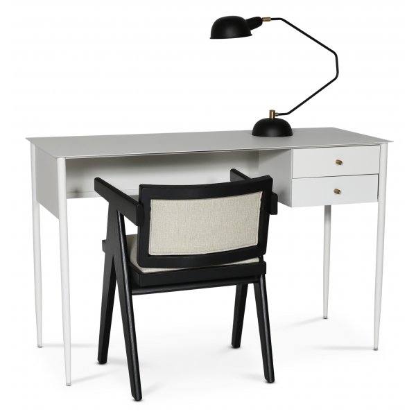 Edenryd skrivebord - Hvit + Møbelføtter Edenryd skrivebord - Hvit + Møbelføtter