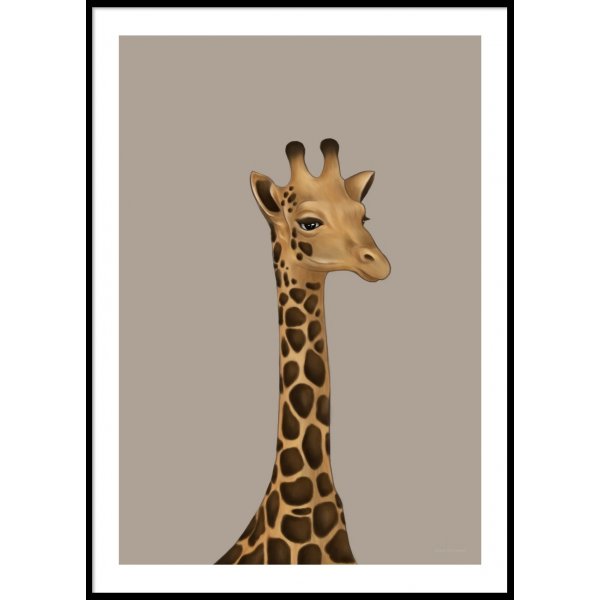 GIRAFFE - Plakat 50x70 cm