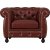 Chesterfield lenestol i brun PU - Charles Chesterfield lenestol i brun PU - Charles