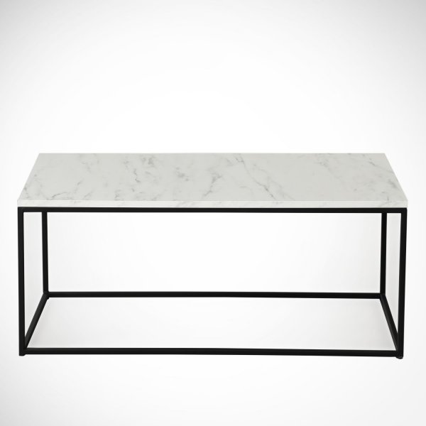 Cosco salongbord - Hvit/svart Cosco salongbord - Hvit/svart